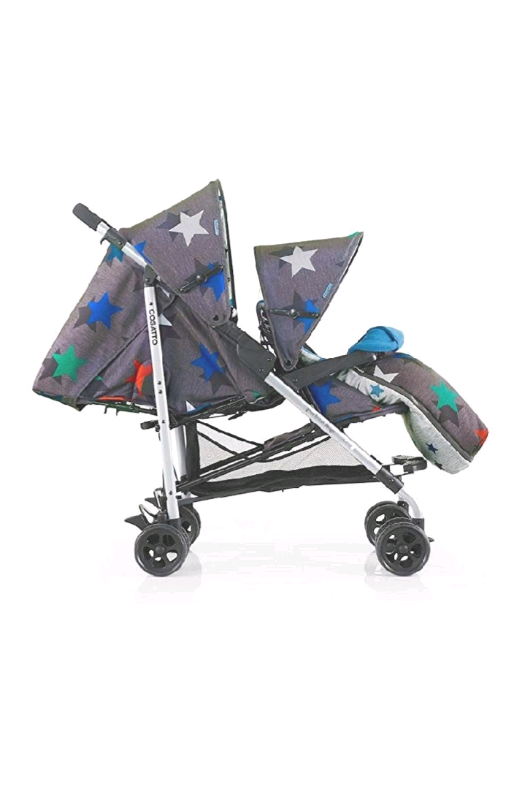 cosatto shuffle tandem double pram